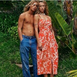 NWT Free People The Perfect Sundress in Pop combo, size XL